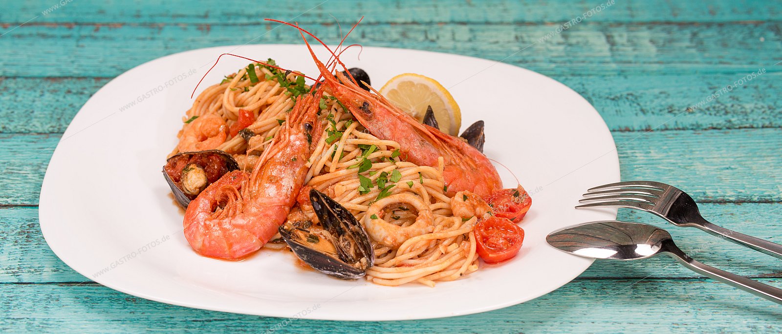Spaghetti "Frutti di Mare" - Nudelgerichte mit Meeresfrüchten