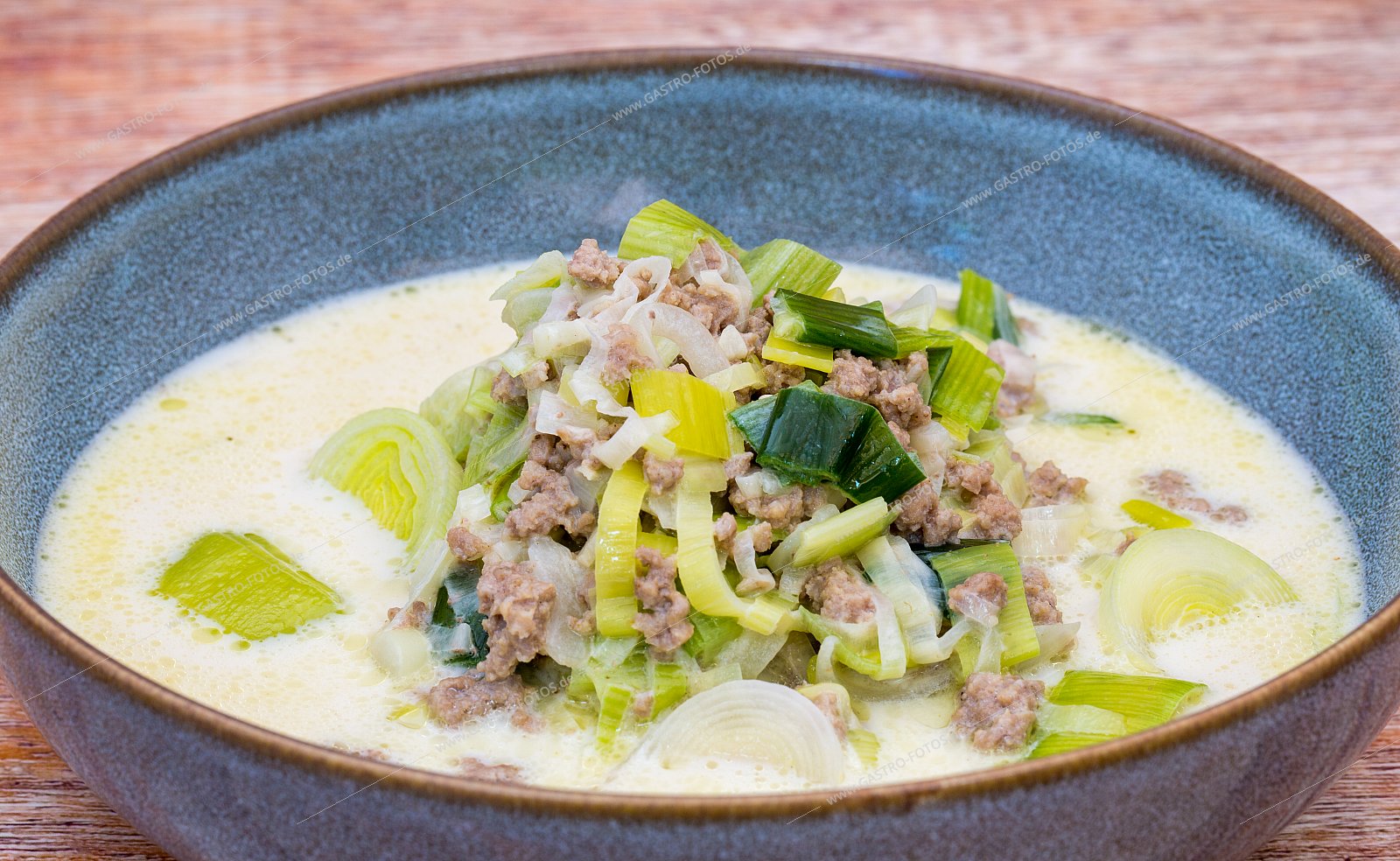 Hackfleisch-Lauch-Suppe - Suppen & Eintöpfe mit Fleischeinlage