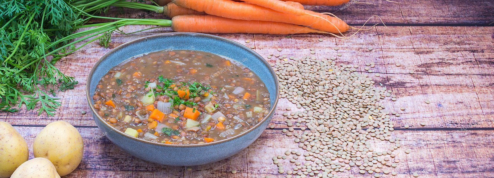Linseneintopf - Suppen & Eintöpfe mit Gemüseeinlage